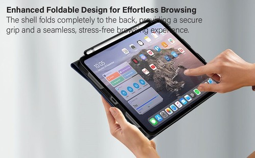 Rotating Smart Stand Case for iPad 11th, 10th Generation 11" & 10.9" 2025-2022 - Picture 12 of 143