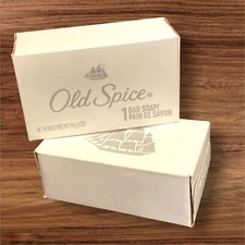 Vintage Old Spice Deodorant Bar Soap Lot of 2 SEALED NOS 5 Oz