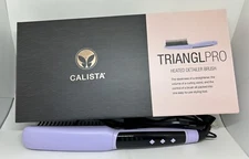 Calista TrianglPRO Triangl Pro Heated Hair Detailer Brush Lavender Lilac READ DE