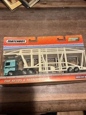 *RARE* Matchbox Convoy DAF XF105 & Transporter Carriage Transport Lt Blue Cab