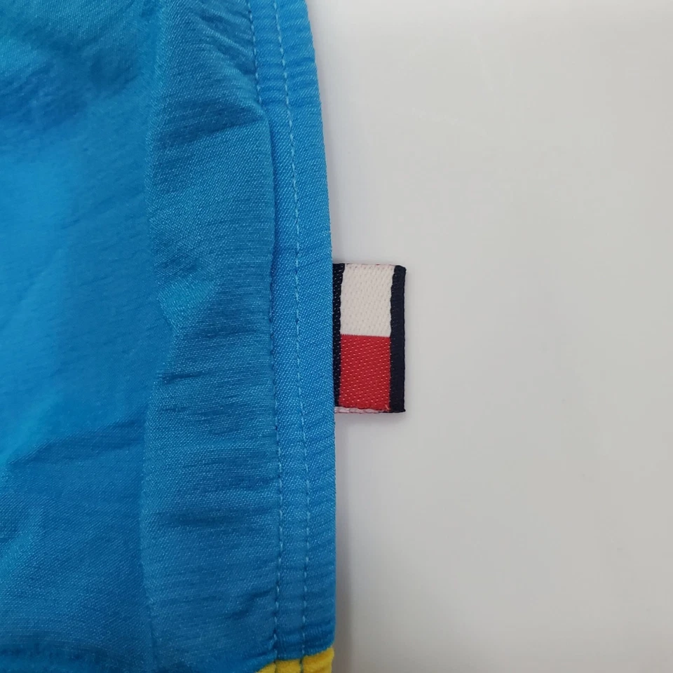 Tommy Hilfiger Women's Y2K Blue Green Colorblock Triangle Halter Bikini Top 10 - Image 2 of 4