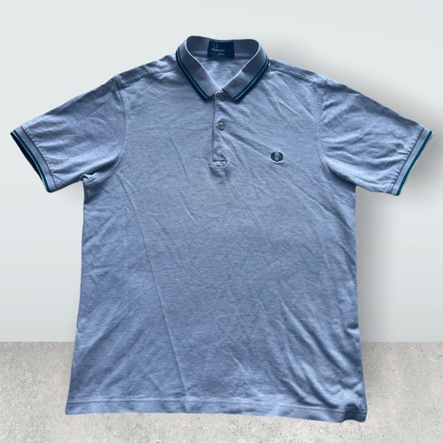 Mens Grey Fred Perry Twin Tipped Slim 