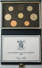 Great Britain circulation coin set proof 1985