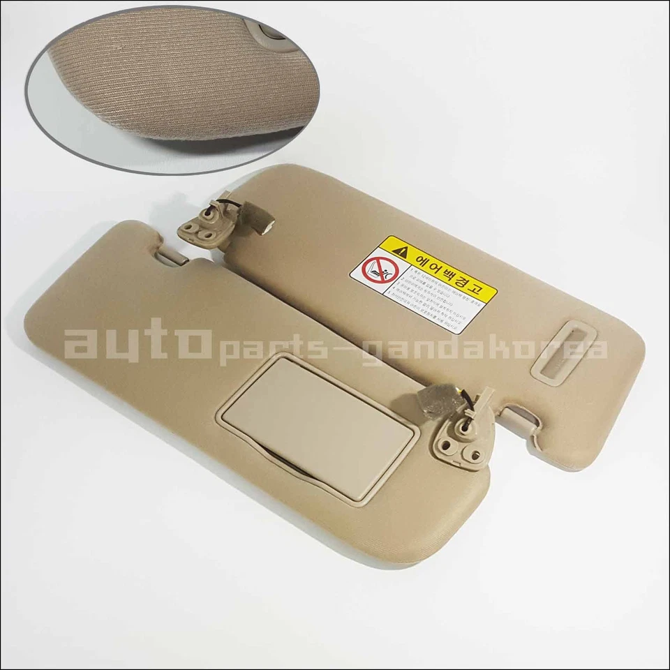 852013K010QD 852023K000QD Sun Visor Beige LH RH=1SET HYUNDAI SONATA 2006-2008 - Image 2 of 4