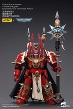 1/18 JOYTOY x Warhammer 40k Crimson Slaughter Lord in Terminator Armour Figure
