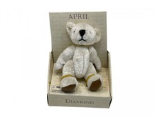 Collectors Teddy Bear Russ Birthstone April 8cm No Stone . - Excellent condi...