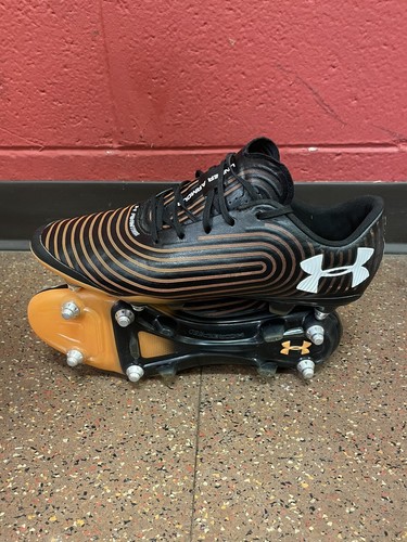 Under Armour UA Magnetico Control Pro Soccer Cleats Size 10.5 Black/Orange - 第 1/8 張圖片