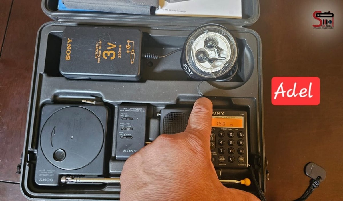 Sony ICF-SW1 Recapped & Upgraded By Adel In Excellent