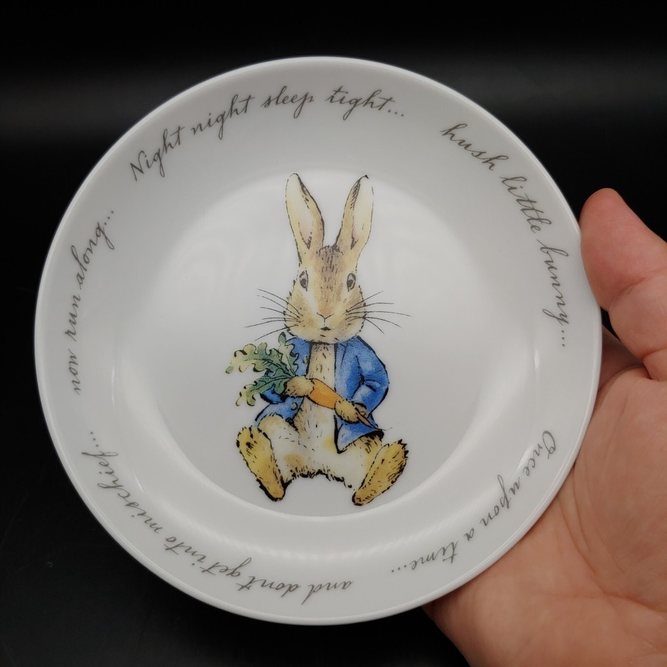 4 Peter Rabbit Classic Appetizer Snack Plates - 6