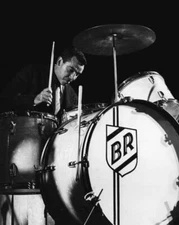 American Jazz Drummer Buddy Rich Drum Head 8x10 Picture Celebrity Print