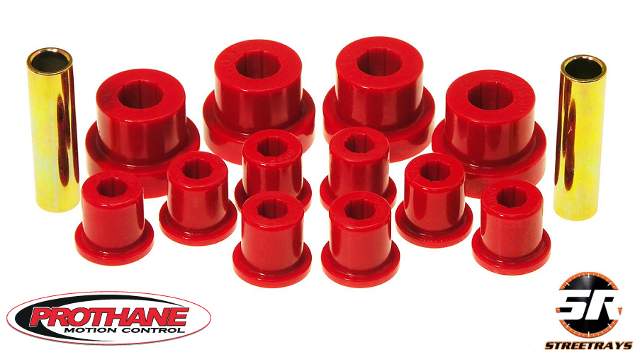 Prothane 1-1002 Front Leaf Spring Shackle Bushings For 76-86 Jeep CJ7 76-83 CJ5