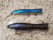 Lot of 2 Strike Pro and Williamson Salt Water Surface Poppers
