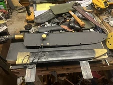 Used Cold Steel Memorial Bolo With Modern Kydex Sheath/ Factory Sheath 