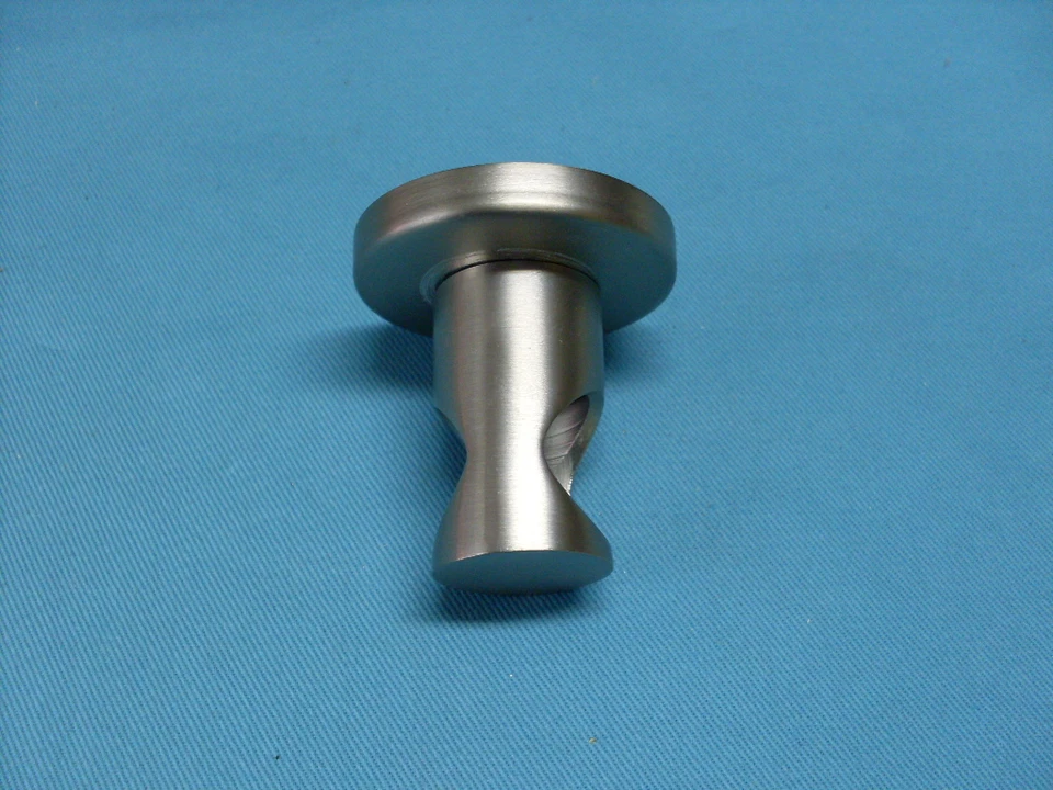 BRICOTENDA SUPPORTO FINITURA ACCIAIO SATINATO PER ATTACCO SOFFITTO LINEA EASY