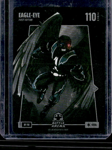 2024 Bo Jackson Battle Arena Battlefield Foil Steel Eagle-Eye #110 Jalen Hurts