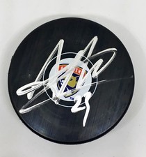 ADAM MASCHERIN FLORIDA PANTHERS SIGNED HOCKEY PUCK w/ COA