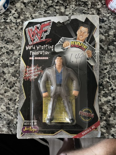 1999 Just Toys WWF Bend-Ems Series 11 Mr. McMahon ...