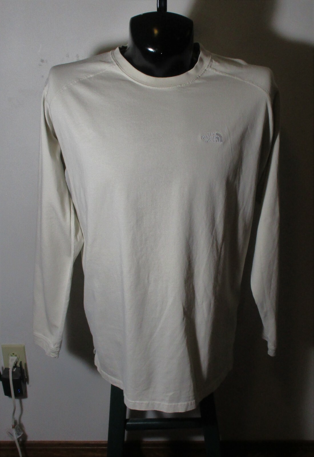 THE NORTH FACE Beige Long Sleeve Crewneck TJersey T-Shirt Men's  Size L