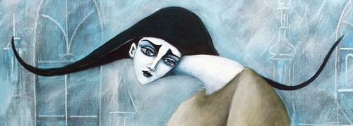 Painting original Oil canvas MODERN CONTEMPORARY art by Pronkin GOTHIC P4 - Picture 3 of 5