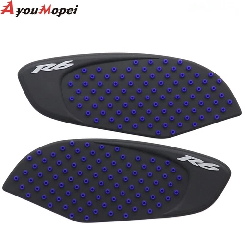 Tank Traction Side Pad Gas Fuel Knee Grip Decal For YAMAHA YZF-R6 2008-2016 - Bild 5 von 15