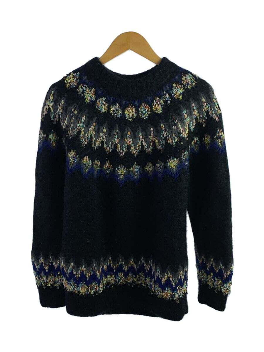 Coohem MOHAIR NORDIC KNIT SWEATER Sweater L Mohair Black 20 Coohem MOHAIR NORDIC KNIT SWEATER Sweater L Mohair Black 20