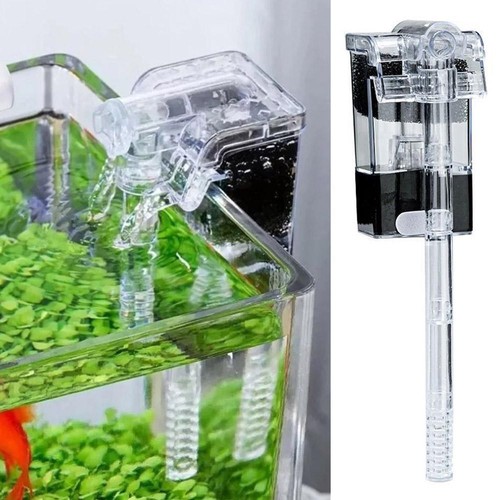 New Sell Mini Fish Tank filtro a cascata da appendere esterno nuovo filtro acquario J8I0