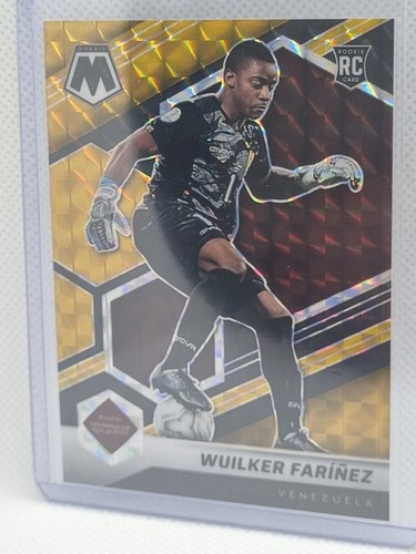 Wuilker Farinez Venezuela 21-22 Panini Mosaic Black Gold Prizm 8/8 Last One 1/1! - 第 1/2 張圖片