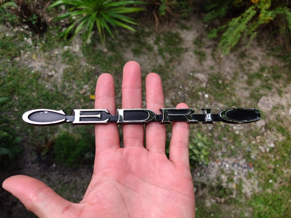 DATSUN 280C エンブレム ブラック Nissan Datsun Cedric 230 280C 260C 240C Rear Trunk Emblem Badge