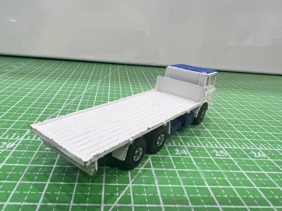 Matchbox Super kings K-34 DAF Поддон Грузовик Синий Белый 1971 Lesney Англия - Изображение 4 из 4