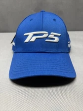 TaylorMade Blue TP5 Men's Golf Cap Hat White/Royal Loop & Hook  Taylor Made