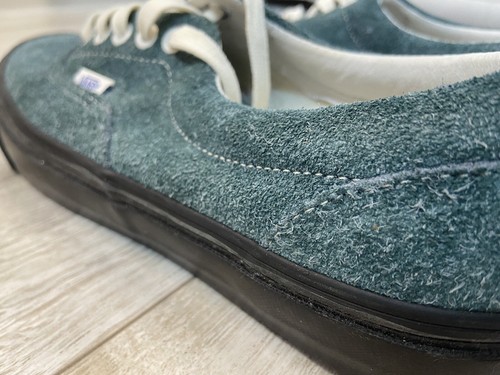 Vans Rare OG Era Old Skool Hairy Suede Low Top Skateboarding Maiden Noir UK 8 - Picture 10 of 15