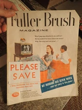 THE FULLER BRUSH COMPANY MAGAZINE ADVERTISING SALES BROCHURE