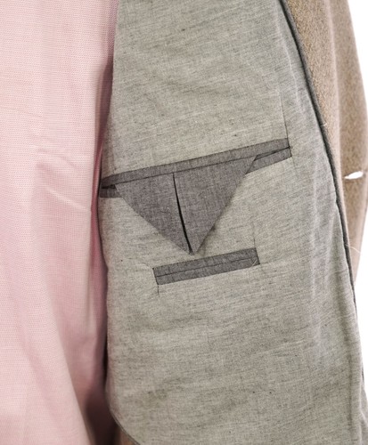 Cappotto da uomo grigio/sabbia $4.000 - *100% puro cashmere* - 48 US - Foto 7 di 8