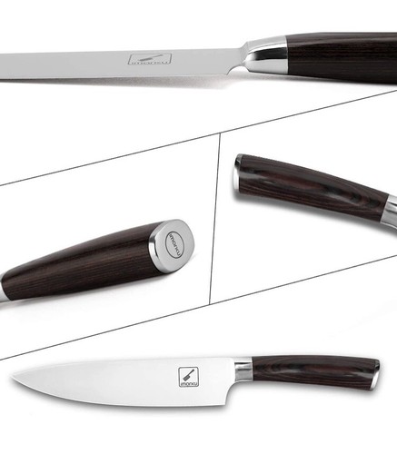 imarku Japanese Chef Knife - Pro Kitchen Knife 8 Inch Chef's Knives High Carbon - Picture 5 of 8