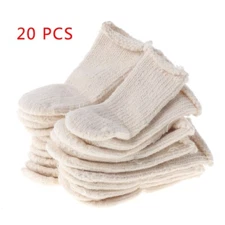Cotton Finger Guards Cots Avoid for Protection Prints Clean Polish Craft Tool 20