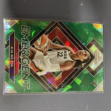 2022 Panini Prizm WNBA Emergent A'Ja Wilson Green Ice
