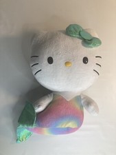 Hello Kitty Ty Rainbow Tie-Dye Mermaid Plush Stuffed Animal Sanrio 2013 11