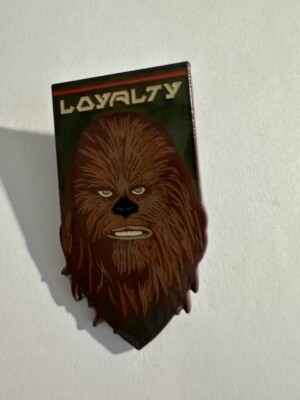 Disney Pin Star Wars Galaxy's Edge Resistance Chewbacca Loyalty 137198 (E3)