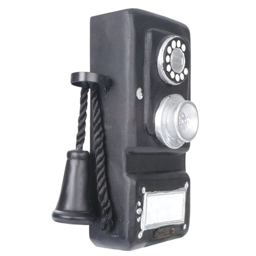 1pc Retro Craft Wand-Set Telefon Modell Vintage Home Ornamente für Bar Shop - Zdjęcie 12 z 12