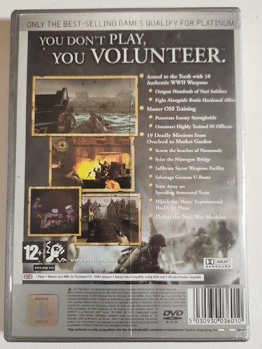 Medal Of Honor Frontline PS2 Sony PlayStation Game Free Post PAL - Picture 3 of 3