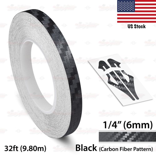 1/4" Roll Vinyl Pinstriping Pin Stripe Solid Line Car Tape Decals Stickers 6mm - Picture 29 of 51