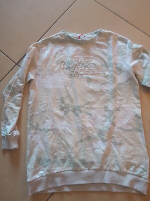 The North Face Damen Pullover Long Shirt Camouflage Camo Gr M Top