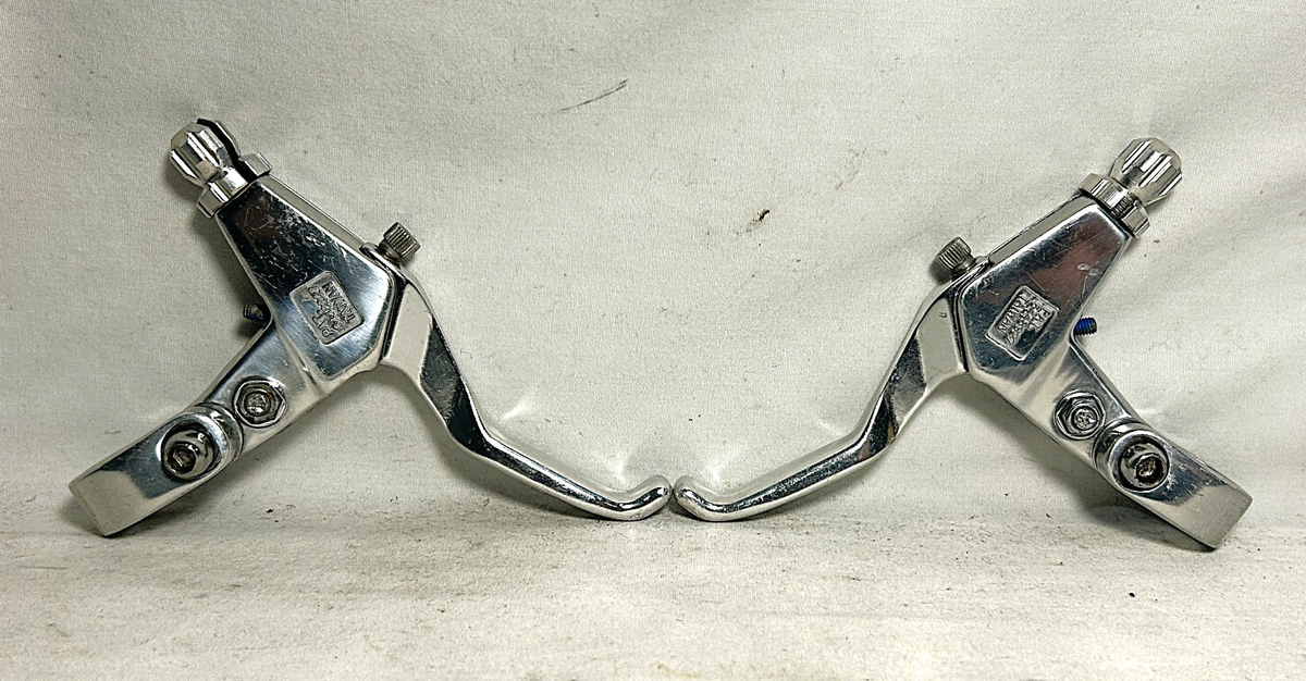 Leviers De Frein VTT Rétro Avid SD-2.0 - Paire Avant/arrière, Argent (22.2 Mm)