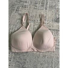 DKNY Wireless T-Shirt Bra Soft Padded Comfort Everyday Intimates Beige