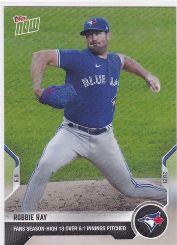 2021 Topps Now 328 Robbie Ray