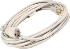 Coleman Cable Outdoor Extension Cord In White (20 Ft, 16 gauge) 20 Foot