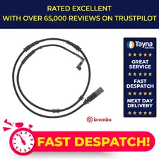 Brake Pad Wear Indicator Sensor fits BMW 730 F01 3.0 Rear 2009 Warning Contact