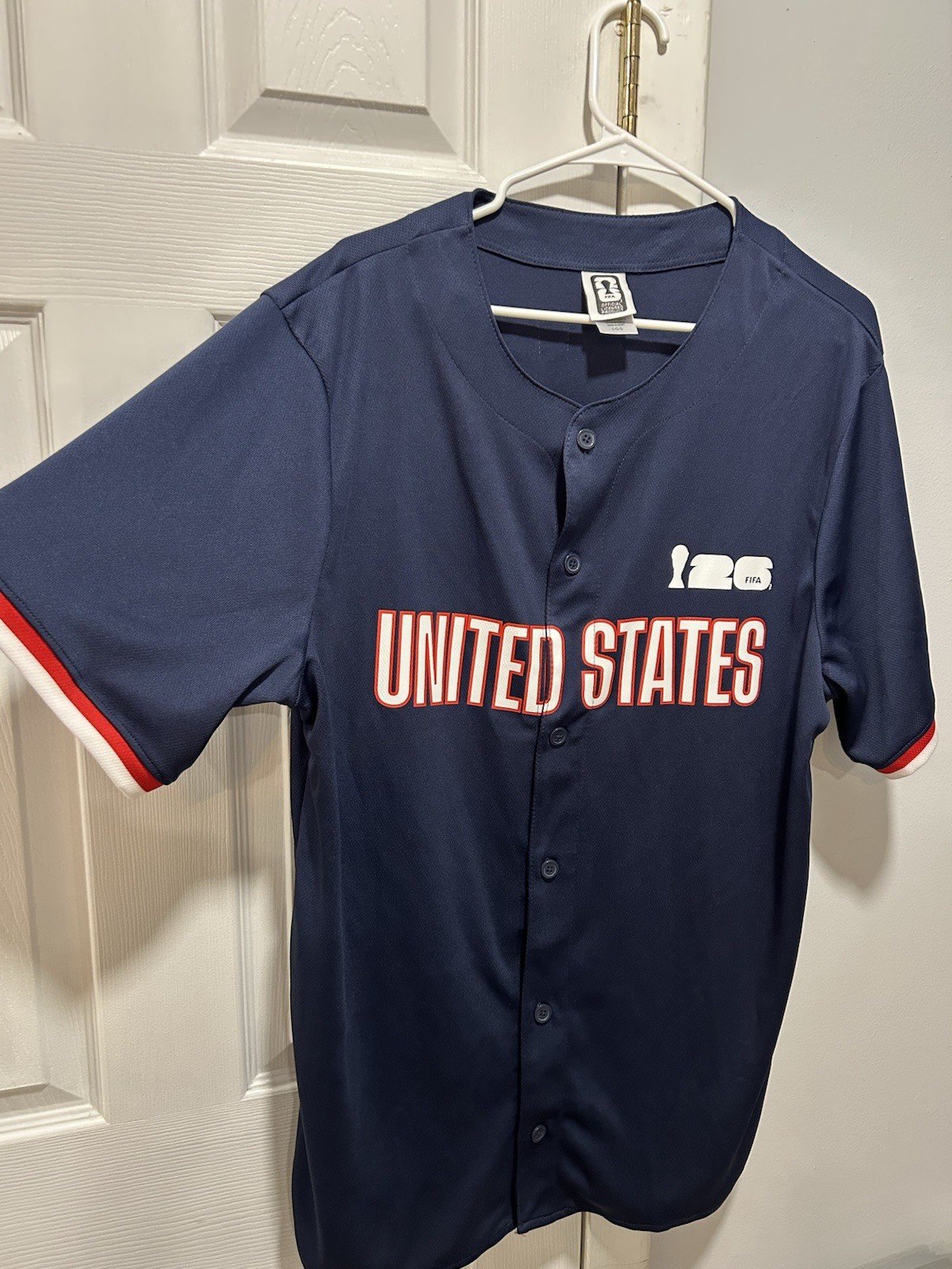 United States FIFA 26 Jersey New Unworn ( No Tags) Button Down Style Size Large