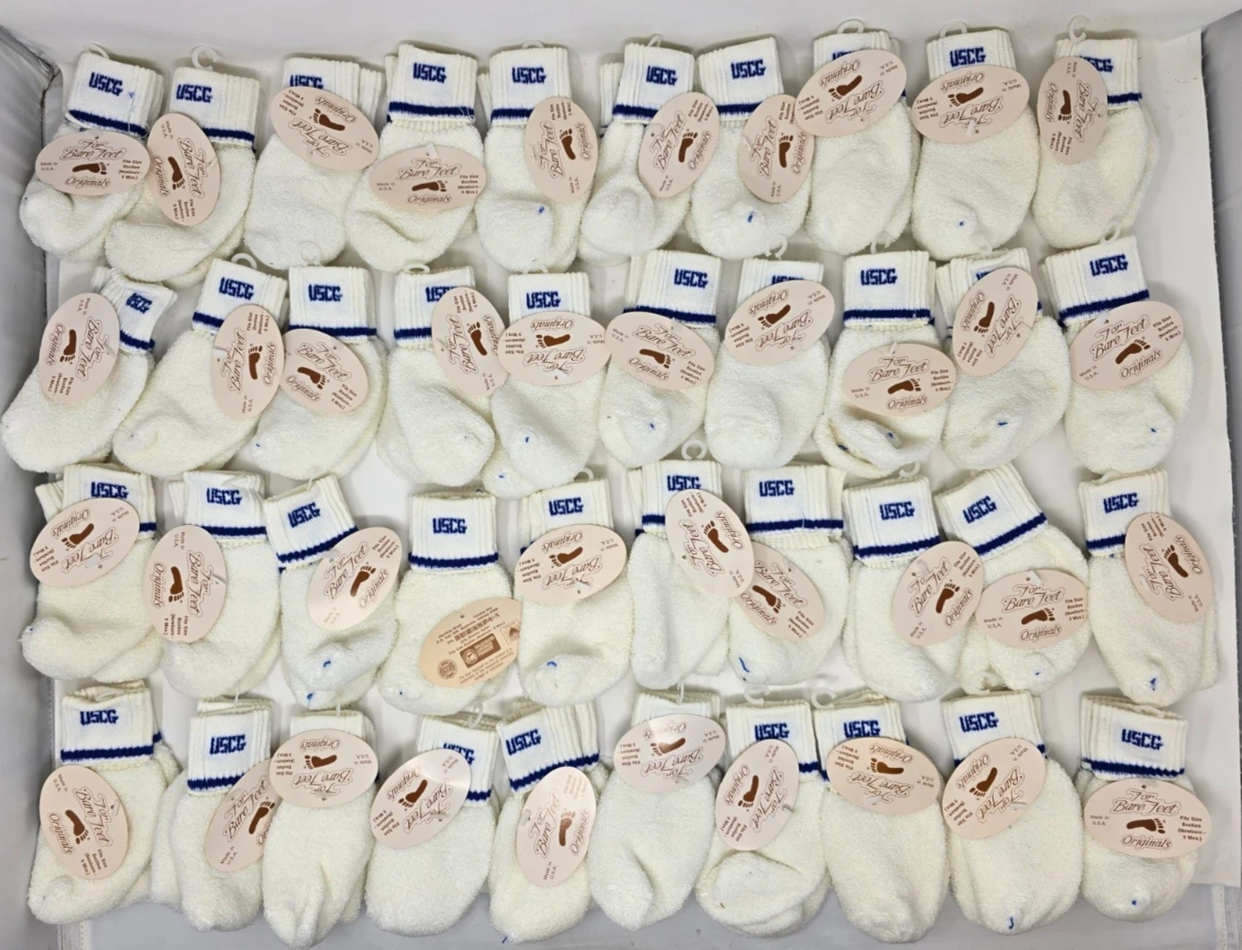 Vintage US Coast Guard Baby Socks Lot of 40 Pair New Booties NOS NCAA
Opens in a new window or tab