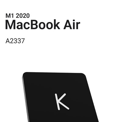 Taste für MacBook Air 2020 M1 A2337 DE-Layout QWERTZ Scharnier Ersatztaste Clip
